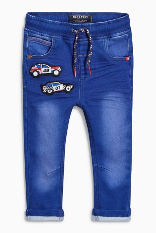 Blue Car Jersey Jeans (3mths-6yrs)